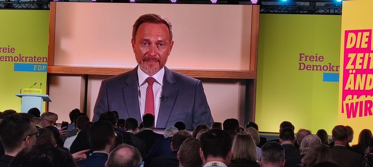Christian Lindner auf dem Bundesparteitag